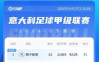 意甲榜：國米連敗，與那不勒斯平分，后者戰(zhàn)都靈。