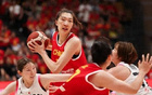 中國女籃三連勝，張子宇、韓旭共得36分。